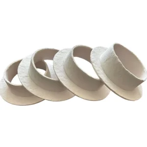 Custom Size Ceramic Fiber Sealing Gasket Excellent Temperature Resistance Cost Performance for Pipe and Heat Equipment