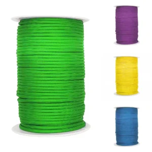 Custom Soft Lightweight High Strength Wear Resisting Polyester Cords Rope Silk Braided Decorative Braid Outdoor Safety