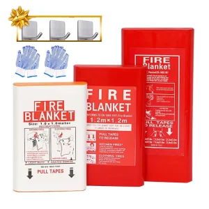 Custom Various En1869 Glass Fiber Heat Insulation Kitchen Fire Blanket