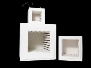 Customizable Size Vacuum Formed High Aluminum Heating Module Ceramic Fiber Chamber Heater with Resistance Wire