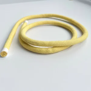 Customized 4mm 5mm 6mm 8mm Aramid Rope Double Braided Retardant Fireproof Flame Soft High Strength Safety Mine Fire Protection