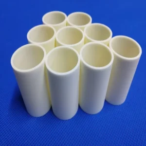 Customized 99% Alumina Ceramic Protective Tube Pipe Al2o3 Sleeve Bushing for Furnace