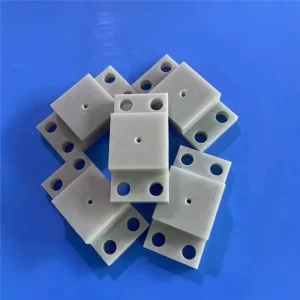 Customized AlN Structural Parts With Holes As Per Clients Drawing Aluminum Nitride Ceramic Plate