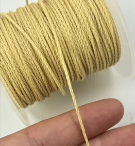 Customized Color 1mm UV Resistant High Strength Soft Aramid Braided Rope for DIY & Gift Decoration