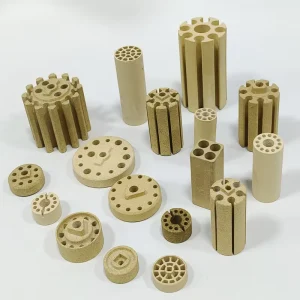 Customized Cordierite Bobbin Ferrule Tube Heating Element Ceramic Part