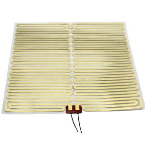 Customized Electric Flexible Silicone Kapton Heating Pad with Automatic Adhesive Strip 7.5V