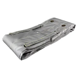 Customized Fiberglass Cloth Silicone Coated Removable Thermal Insulation Jacket for Industrial Pipes
