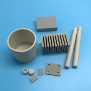 Customized Precision Aluminium Nitride Ceramic Structural Part Aluminum Nitride Ceramic Pipe Rod Block