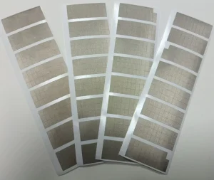 Customized Silver Die Cut Conductive Cloth for Conductive Vibration Reduction Buffering and Shielding Electronic Appliances