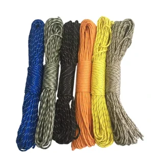 Customized Solid Braided Nylon Utility Rope High Strength 23KN Breaking Strength for Household DIY Packaging and Rescue Use