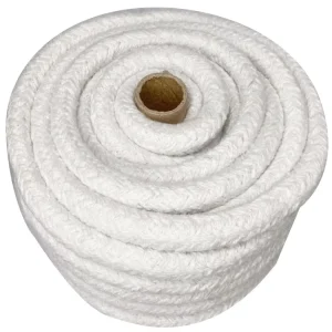 Customized Square Curved Twisted Ceramic Fiber Rope Thermal Insulation Coated for Refractory
