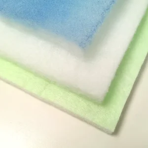 Customized White Cotton HEPA Air Filter Mats Blue Bonded Media Roll Primary Filter 99.9% Efficiency Dust-proof