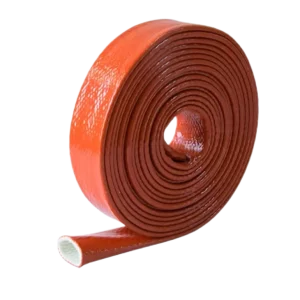 Deem High Quality Silicone Coated Fiberglass Heat Proof Sleeve for High Temperature Cable Protection Fire Sleeve Fire Resistant