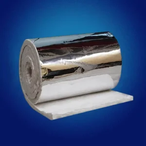 Density 96 128 160 Kiln Materials Alumina Silica Ceramic Fiber Products Ceramic Fibers Blanket With Al Foil