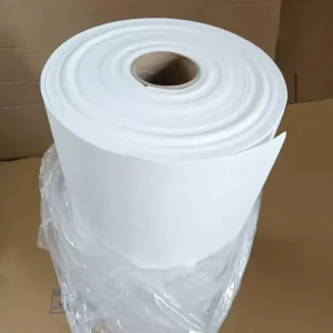 Die cut Ceramic Fiber Paper Gasket 1260°C High Temp Insulation Sheet for Industrial Furnace and Appliance 1 5mm Custom Thickness