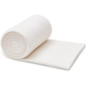 Direct Factory Cotton Wadding Batting Bulk OEM Custom Width Weight Needle Punched Nonwoven Fiber Fabric