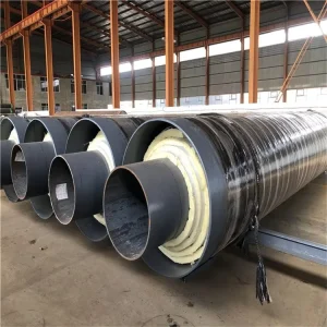 Directly Buried Underground High Temperature Steam Insulation Pipe Steel Jacket Rock Wool Aluminum Foil Eco-Friendly