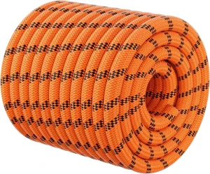 Double Braided Arborist Rigging Rope 3/8 X 100ft 48 Strands Heavy Duty Polyester All Seasons Universal Use Customizable Length