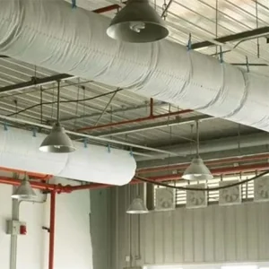 Durable Washable Energy Saving Zipper Splicing Fabric Air Ducting System HVAC Duct Material Industrial Hospital Logistics