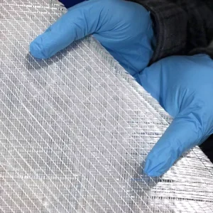E-glass Fiberglass Reinforcement Fabric 450gsm +/-45° Biaxial Glass Cloth