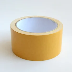 Easily Removable 300mic Thick Yellow White Release Paper Hot Melt UV Resistant Double Sided Cloth Carpet Edge Seaming Tape