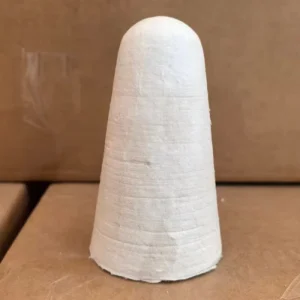 Easy Installation Ceramic Fiber Tap Out Cone for Heating Furnace Lightweight High Purity Practicality and Economy Plug