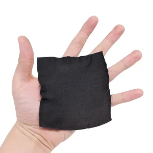 Eco Friendly 100% Canvas 100*100mm Outdoor Campfire & Hiking Char Cloth Fire Starter Kit Accessory
