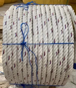 Eco Friendly Durable Anti UV Flexible High Strength PP Fiber Rope Multi Size Twisted Packaging Rope
