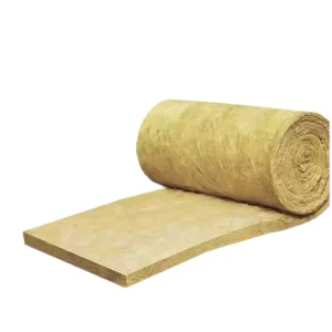 Eco Friendly Rock Wool Felt Roll Soundproofing Insulation Heat Shrinkable Packaging 10m Length Warehouse Kitchen