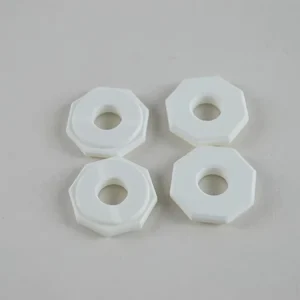 Electrical Insulation Hexagonal Alumina Ceramic Gasket 95 Alumina Ceramic Washer