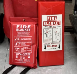 Emergency 1M X 1M Glass Fiber Fire Blanket Fire Safety Blanket Fiberglass Fire Blanket for Home