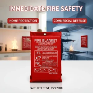 Emergency Fiberglass Fire Blanket
