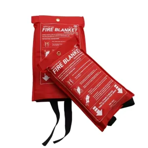 Emergency Fire Blanket Reusable Multiple Size Fire Fighting Equipment Fiberglass Fire Extinguisher Blanket for Kitchen
