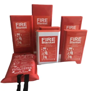 Emergency Fire Fighting Blanket 1.2mx1.2m 1.2mx1.8m 100% Fiberglass Heat Resistant White Home Use