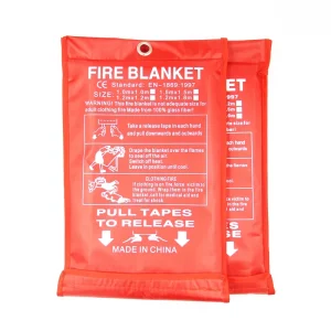 Emergency Fire Fighting Fiberglass Anti Fire Blanket EN1869 Certified 550 1100 Temperature Resistance