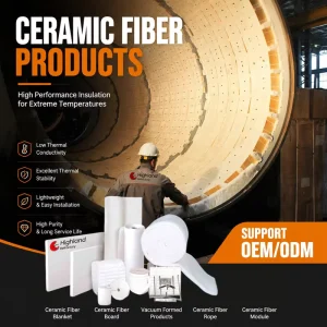 Energy Saving 1260C Ceramic Fiber Insulation For Industrial Oven Lining Thermal Insulation Blanket Bulk Order Ceramic Fiber Wool