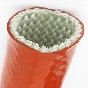 Exhaust Pipe Silicone Rubber Coated Fiberglass Heat Proof Sleeve for High Temperature Cable Protection Fiberglass Fire Sleeve