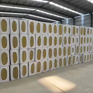 Exterior Wall Cladding Insulation Rock Fiber Wool Board Sheet Eco Friendly High Temperature Resistant Insulation Materials