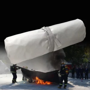 Extreme Fireproof Car Fire Blanket Portable High Temperature Resistant for Wildfire Protection Car Fire Blanket