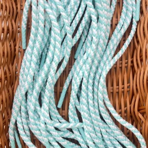 Factory Custom 5mm Eight strand Braided Rope Rope With Soft Silicone for Clothes Waistband Shoes Strap Garment