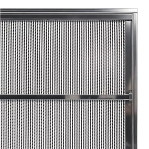 Factory Custom Stainless Steel Frame Metal Mesh Pre Filter High Temp Resistant HVAC Air Panel Filter for Cleanroom Ventilation