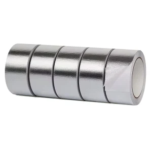 Factory Custom Thickened 280um Fiberglass Tape Flame Retardant Waterproof Pipe Leak Repair Insulation Sealing High Foil
