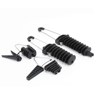 Factory Dead End Anchor Bonding Clamps Accessories Fiber Optic Drop Cable Clamp Insulation Suspension