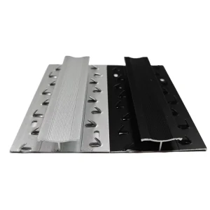 Factory Direct Sale Durable Modern Aluminum Tile Trim Strip Expansion Joints for Floor