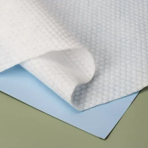 Factory Direct Sales Breathable Spunlace Nonwoven Fabric Embossed Plain Small Dots Polyester Cotton Cross Style Anti Static