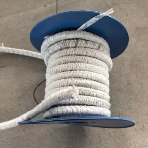 Factory Direct Supply Ceramic Fiber Rope Packing Heat Resistance Ceramic Fiber Round Rope for Power Plant Valves