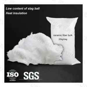 Factory Heat Resistant Ceramic Bulk Fiber Thermal Insulation Ceramic Fiber Chopped Bulk Ceramic Fiber Cotton