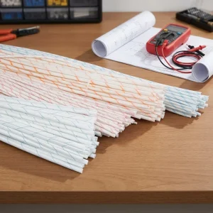 Factory High Voltage 1.5kv 4kv PVC Fiberglass Electrical Insulation Sleeve 2.5kv Wire Protection at High Temperatures