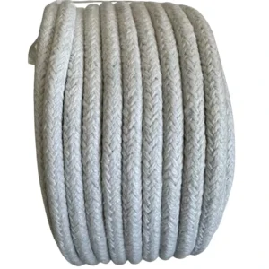 Factory Insulation Fireproof Rug Materials Ceramic Fiber Braided Woven Sealing Rope Ceramic Fiber Rope