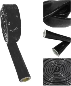 Factory Manufacturer Supply High Temperature Fire-Rated Silicone Coated Fiberglass Sleeve